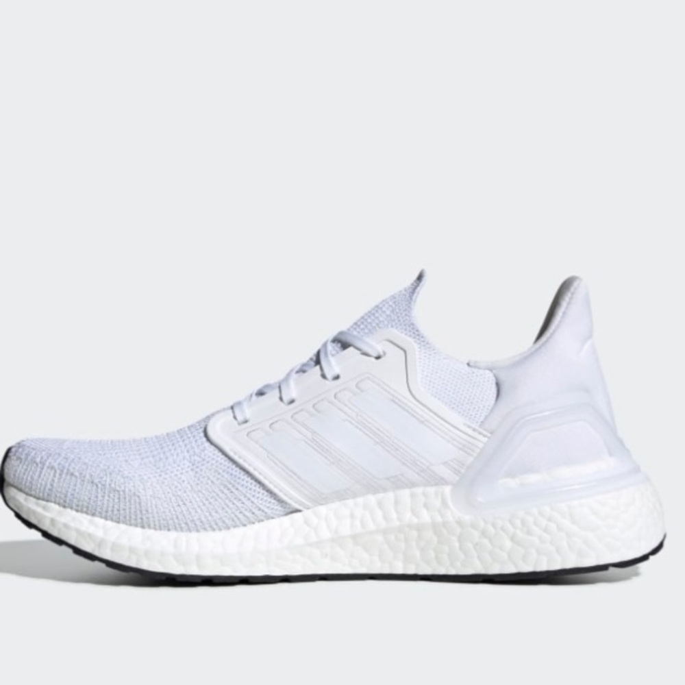 adidas UltraBOOST 20 Triple White - Picture 4 of 8